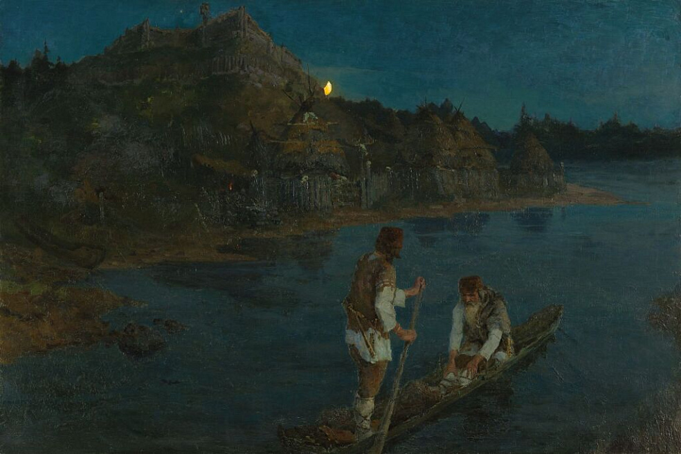 Н.Рерих. Гонец. «Восста род на род». 1897. ГТГ