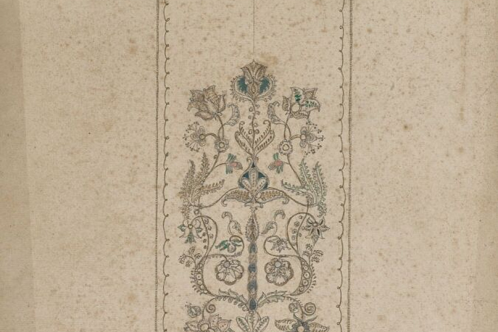 Убрус. Проект шитья для Покровского храма Марфо-Мариинской обители 1910-1911